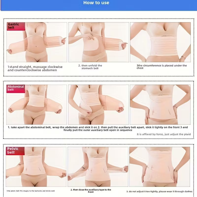 3-in-1 Abdominal & Back Support Belt SKU: ABS-N-FE-ZAM