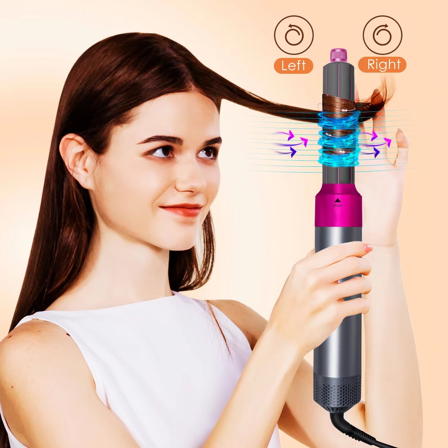 Hot Air Brush (5-in-1) SKU: HAB-BLK-GF-ZAM